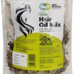 Herbal Hair Oil Mix of 21 Herbs for Thick Long Hair Growth 150 grams, Hairfall, Hair Repair, Scalp Care, Haircare Products Both for Men & Women - Way4Organic