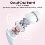 TAGRY Bluetooth Headphones True Wireless Earbuds 60H Playback LED Power Display Earphones with Wireless Charging Case IPX5 Waterproof in-Ear Ear buds with Mic for TV Smart Phone Laptop Computer Sports - Image 6