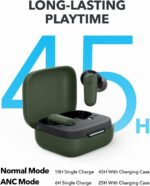 Soundcore P30i by Anker Noise Cancelling Earbuds, Strong and Smart Noise Cancelling, Powerful Bass, 45H Playtime, 2-in-1 Case and Phone Stand, IP54, Wireless Earbuds, Bluetooth 5.4 (Green) - Image 5
