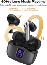TAGRY Bluetooth Headphones True Wireless Earbuds 60H Playback LED Power Display Earphones with Wireless Charging Case IPX5 Waterproof in-Ear Ear buds with Mic for TV Smart Phone Laptop Computer Sports - Image 3