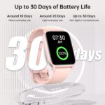 Smart Watches for Women with Alexa & Bluetooth Call,1.85" HD Screen Fitness Tracker,30-Day Battery, Heart Rate/Sleep/SpO2 Monitor,100+ Sports Modes,2ATM Waterproof Smartwatch for Android iPhone(Pink) - Image 6