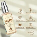 Hair Growth Oil with Rosemary & Biotin: Natural Hair Regrowth Serum for Women & Men – Anti Hair Loss & Thinning Treatment – Promotes Thicker, Fuller, Stronger, Healthier Hair – All Hair Types - Image 7
