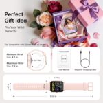 Smart Watches for Women with Alexa & Bluetooth Call,1.85" HD Screen Fitness Tracker,30-Day Battery, Heart Rate/Sleep/SpO2 Monitor,100+ Sports Modes,2ATM Waterproof Smartwatch for Android iPhone(Pink) - Image 9