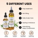 The Mane Attraction Extra Strength Rosemary + Fenugreek Herbal Hair Growth Oil | Infused With Castor Oil for ALL Hair Types - Image 7