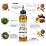 The Mane Attraction Extra Strength Rosemary + Fenugreek Herbal Hair Growth Oil | Infused With Castor Oil for ALL Hair Types - Image 4