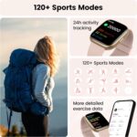 Smart Watch with Alexa Built-in, 1.83" HD Touchscreen Fitness Tracker with Bluetooth Calling, Fitness Watch with Heart Rate/Sleep Monitor/120+ Sports, IP68 Waterproof Smartwatch for Android iOS, Pink - Image 5