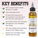 The Mane Attraction Extra Strength Rosemary + Fenugreek Herbal Hair Growth Oil | Infused With Castor Oil for ALL Hair Types - Image 9
