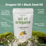 Micro Ingredients Oil of Oregano Softgels, 300 Count | 2 in 1 Formulated with Black Seed Oil, 4X Strength Carvacrol & Thymoquinone | Plant Based, Non-GMO, & Immune Support - Image 2