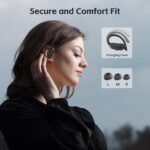 Wireless Earbuds, Bluetooth 5.4 Headphones, True Wireless Stereo Sound Earphones with Noise Cancelling Mic, Fast Charging, IPX7 Waterproof, Comfort Fit Ear Buds for Sports/Workouts/Travel (Deep Black) - Image 4