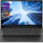 Lenovo V-Series V15 Business Laptop, 15.6" FHD Display, AMD Ryzen 7 7730U, 24GB RAM, 1TB SSD, Numeric Keypad, HDMI, RJ45, Webcam, Wi-Fi, Windows 11 Pro, Black