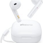 True Wireless Earbuds Bluetooth Headphones: Ultra-Lightweight Bluetooth Earbuds for All-Day Comfort, Waterproof TWS Ear Buds with Mic, 25H Playtime, Earphones for iOS/Android, Work, Commute, Study