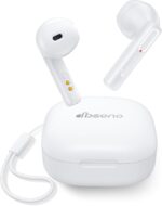 True Wireless Earbuds Bluetooth Headphones: Ultra-Lightweight Bluetooth Earbuds for All-Day Comfort, Waterproof TWS Ear Buds with Mic, 25H Playtime, Earphones for iOS/Android, Work, Commute, Study