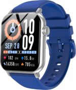 iBesi Smart Watches for Men Women, 1.83" HD Touchscreen Fitness Tracker with Bluetooth Calls, IP68 Waterproof, 120+ Sport Modes, 24/7 Heart Rate & Sleep Monitor for iPhone Android iOS (Blue)