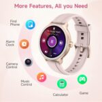 YMZ Smart Watch for Men Women, 1.27" HD Touchscreen Fitness Tracker, Bluetooth Calling, 100+ Sports Modes, Sleep Monitor, IP68 Waterproof, Compatible with Android & iOS - Image 7