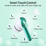 TAGRY Bluetooth Headphones True Wireless Earbuds 60H Playback LED Power Display Earphones with Wireless Charging Case IPX5 Waterproof in-Ear Ear buds with Mic for TV Smart Phone Laptop Computer Sports - Image 4