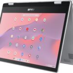 ASUS Chromebook Flip CX1 Convertible Laptop, 14" FHD NanoEdge 360-degree Touchscreen, Intel Celeron N4500 Processor, 128GB eMMC Storage, 8GB RAM, ChromeOS, Transparent Silver, CX1400FKA-AS88FT