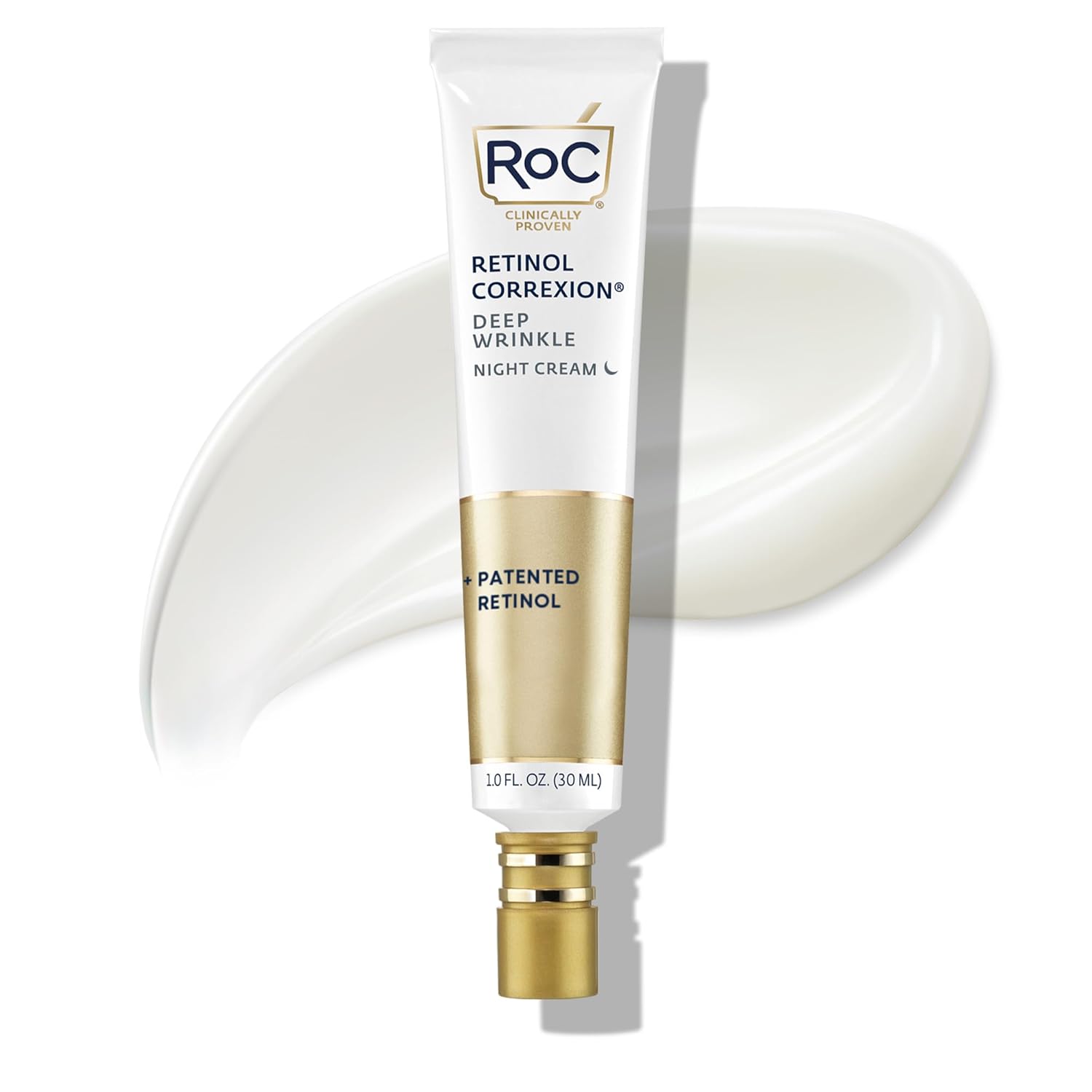 61jHQLet-L._SL1500_.jpg RoC Retinol Correxion Night Cream for Deep Wrinkles, Anti Aging Skincare Treatment Women and Men, 1.0 oz (Packaging May Vary) - Image 1