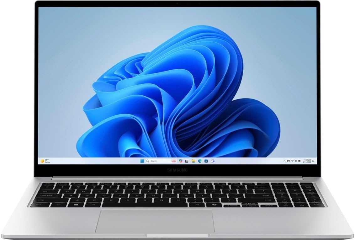 61mhmhHtIpL._AC_SL1141_.jpg Samsung Galaxy Book4 2024 Business Laptop 15.6" FHD IPS 10-Core Intel 7 150U 16GB LPDDR4 512GB SSD Intel Graphics Wi-Fi 6 Backlit Keyboard Fingerprint Win11 Home w/ONT 32GB USB - Image 1