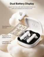 True Wireless Earbuds Bluetooth Headphones: Ultra-Lightweight Bluetooth Earbuds for All-Day Comfort, Waterproof TWS Ear Buds with Mic, 25H Playtime, Earphones for iOS/Android, Work, Commute, Study - Image 2