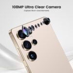 I25 Ultra Flagship Killer Smartphone - Snapdragon 8 Gen 3, 16GB+512GB, Massive 6.99" FHD+ Display, 108MP+68MP Pro Cam, 7000mAh 2-Day Battery, Android 14, Includes Stylus Pen (Desert Titanium) - Image 3