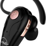 Bluetooth Headset, V5.0 Ultralight Wireless Headphone Cell Phone Earpiece with Mic Headsetcase,Volume Control, Handsfree Earbud,Compatible with Android/iPhone/Smartphones/Laptop