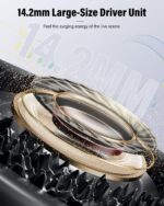 Wireless Earbuds, Bluetooth 5.4 Headphones Bass Stereo, Ear Buds with Noise Cancelling Mic, LED Display in Ear Earphones Clear Calls, IP7 Waterproof Bluetooth Earbuds for Laptop/Phones, Rose Gold - Image 2