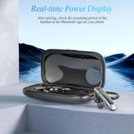 Bluetooth Headset, Wireless Bluetooth Earpiece with LED Display Charging Case, V5.3 Hands Free Noise Canceling Headphones with Dual-Mic for Computer/Laptop/Cell Phones/Home/Office/Trucker - Image 4