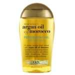 OGX Renewing + Argan Oil of Morocco, Cold-Pressed Argan Oil for Hair Penetrating Treatment & Shine, Moisturizing & Strengthening Silky Oil for All Hair Types, Paraben & Sulfate Free, 3.3 fl oz | Renewing, Moisturizing, Strengthening, Silky Oil, All Hair Types, Paraben-Free