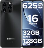 DOOGEE Note 58 Android 16 Unlocked Phones, 32GB+128GB/2TB Expand Cell Phone, 6.6''HD+90Hz Dispaly, 6250mah Battery, 4G Dual Sim Unlocked Smartphone, Widevine L1/NFC/OTG/Face Unlock,Black - Image 9