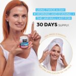 Retinol Cream for Face with Hyaluronic Acid, Day-Night Anti-Aging Moisturizer for Women, Men, Collagen Cream for Face Reduces Wrinkles, Dryness, 1.85 Oz - Image 4