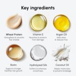 MAREE Hair Oil for Frizzy Hair with Argan Oil, Keratin & Biotin – Hair Serum for Dry and Curly Hair Gloss – Frizz Control Hair Care Products for Women – Aceite Para el Cabello – Keratin Hair Treatment - Image 7