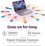 Lenovo Slim 7i Aura Edition - 2025 - Copilot+ PC - Core Ultra 7 Processor 256V - 14" WUXGA OLED Display - 16 GB Memory - 1 TB Storage - Luna Grey - Image 4