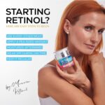 Retinol Cream for Face with Hyaluronic Acid, Day-Night Anti-Aging Moisturizer for Women, Men, Collagen Cream for Face Reduces Wrinkles, Dryness, 1.85 Oz - Image 5