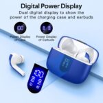 TAGRY Bluetooth Headphones True Wireless Earbuds 60H Playback LED Power Display Earphones with Wireless Charging Case IPX5 Waterproof in-Ear Ear buds with Mic for TV Smart Phone Laptop Computer Sports - Image 2