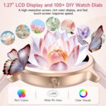 YMZ Smart Watch for Men Women, 1.27" HD Touchscreen Fitness Tracker, Bluetooth Calling, 100+ Sports Modes, Sleep Monitor, IP68 Waterproof, Compatible with Android & iOS - Image 5