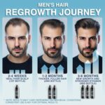 Natural Hair Growth Spray Serum for Men: Hair and Scalp Oil with Rosemary, Batana Oil, Rice Water, Castor Oil, Caffeine, Biotin - Effective Hair Thickening and Hair Loss Treatment for Men 60ml - Image 5