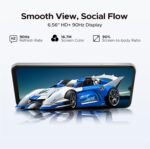 DOOGEE Note 56 Pro Android 16 Unlocked Phone with Gemimi AI,32GB+128GB/2TB Cell Phone,6150mAh Battery,6.56''HD+90Hz IPS,Dual SIM Octa Core Smartphone,Dual Camera/8.45mm Ultra-Slim/NFC/OTG/Face ID | Latest Android 16, Gemimi AI, 6150mAh Battery, 32GB RAM+128GB ROM, T7225 Octa-Core, 6.56" HD+ Display - Image 7