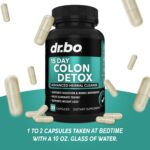 Colon Cleanser Detox for Weight Flush - 15 Day Intestinal Cleanse Pills & Probiotic - Fast Natural Laxative for Constipation Relief - Bowel Movement Supplements for Stomach Bloating, Gut Loss Support - Image 7