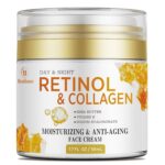 Retinol Cream for Face Anti Aging: Wrinkle Cream for Face Neck with Collagen Hyaluronic Acid - Night Moisturizer for Men Women - Facial Skin Care Gift for Mom Dad Sister