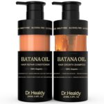 Anti-Thinning Batana Oil Shampoo & Deep Moisturizing Conditioner Set (6.8oz x2) Natural herbal Scent,Clarifying Hair Care,Hair Thickening Product, Women & Men