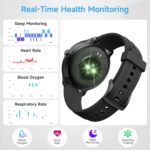 YMZ Smart Watch for Men Women, 1.27" HD Touchscreen Fitness Tracker, Bluetooth Calling, 100+ Sports Modes, Sleep Monitor, IP68 Waterproof, Compatible with Android & iOS - Image 6