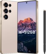 I25 Ultra Flagship Killer Smartphone - Snapdragon 8 Gen 3, 16GB+512GB, Massive 6.99" FHD+ Display, 108MP+68MP Pro Cam, 7000mAh 2-Day Battery, Android 14, Includes Stylus Pen (Desert Titanium)