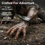 Military Smart Watches Built-in GPS, 100+ Sport Modes for Men with, Smartwatch for Android Phones and iPhone, 1.75" HD Screen Bluetooth Call 24/7 Heart Rate/Sleep/Stress Monitor (Gray) - Image 2