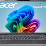 acer Aspire 16 AI Copilot+ PC | 16" WUXGA 120Hz Multi-Touch Display | Snapdragon X X1-26-100 | NPU: 45 Tops - GPU: Up to 1.7 TFLOPs | 16GB LPDDR5X | 512GB PCIe Gen 4 SSD | Wi-Fi 7 | A16-11MT-X669