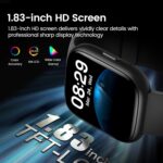 Smart Watch with Alexa Built-in, 1.83" HD Touchscreen Fitness Tracker with Bluetooth Calling, Fitness Watch with Heart Rate/Sleep Monitor, 120+ Sports Modes, IP68 Waterproof Smartwatch for Android iOS - Image 2