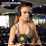 Bluetooth 6.0 Over Ear Wireless Headphones with 60H Playtime, Memory Foam Ear Cups for Home Office Travel Black - Image 8