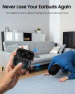 ZIUTY Wireless Earbuds Bluetooth Headphones, ANC/ENC Noise Cancelling, Ear Buds with Multifuntional Touch Screen, 40H Stereo Sound for Sports, IPX7 Clear Calls, 5 EQ for iOS Android (Black) - Image 7