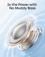 Soundcore P31i by Anker, Real-Time Adaptive Noise Cancelling, Hi-Res Sound, Translation Earbuds, 50H Playtime, Wireless Earbuds, Bluetooth Earphones, Spatial Audio, Fast Charging, IP55 (Black) - Image 3