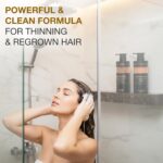 Anti-Thinning Batana Oil Shampoo & Deep Moisturizing Conditioner Set (6.8oz x2) Natural herbal Scent,Clarifying Hair Care,Hair Thickening Product, Women & Men - Image 5