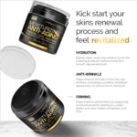 Men's Face Cream Moisturizer - Anti-Aging Cream For Men, Collagen, Retinol & Hyaluronic Acid - Day & Night - Facial Skin Care- Anti Wrinkle 1.7 oz - Image 5